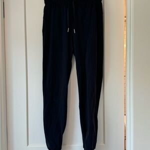 Lululemon Women’s Athletica Black Track Pants with Elastic Cuffs